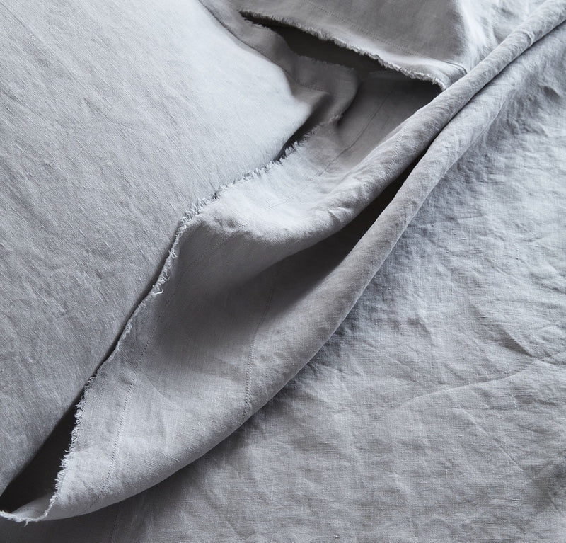 Raw Edge Smooth Midweight Linen Summer Cover