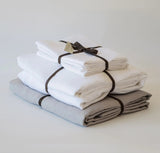 Smooth Midweight Linen Summer Bedding Set Sheet Sets Rough Linen 