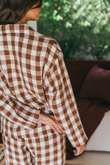 Snooze Long Sleeve Linen Pajama Set