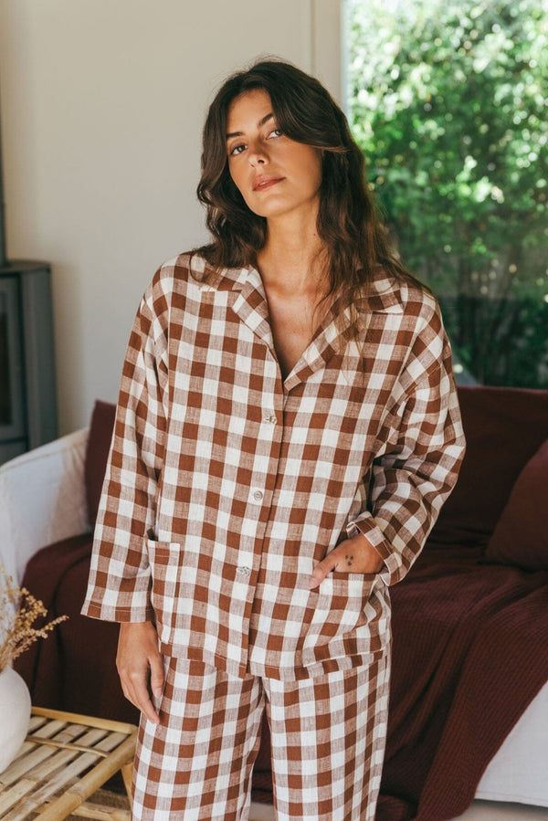 Women s Sustainable Pajamas Loungewear Made Trade