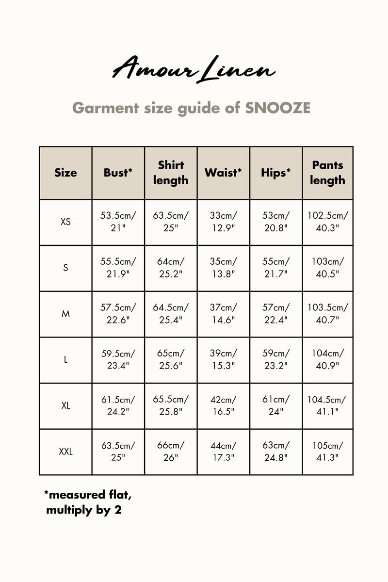 Snooze Long Sleeve Linen Pajama Set