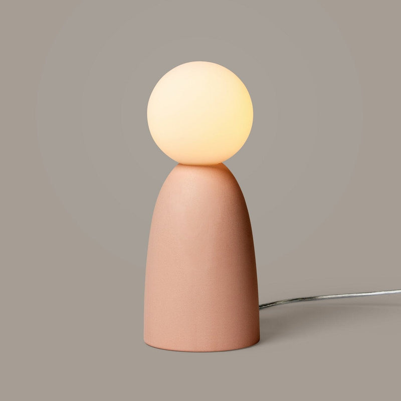 Solid Dune Table Lamps Lamps Franca NYC Blush Tall 