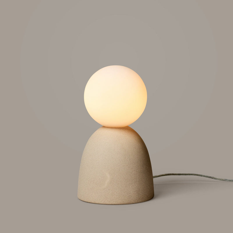 Solid Dune Table Lamps Lamps Franca NYC Stone Short 