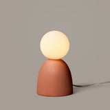 Solid Dune Table Lamps Lamps Franca NYC Terracotta Short 