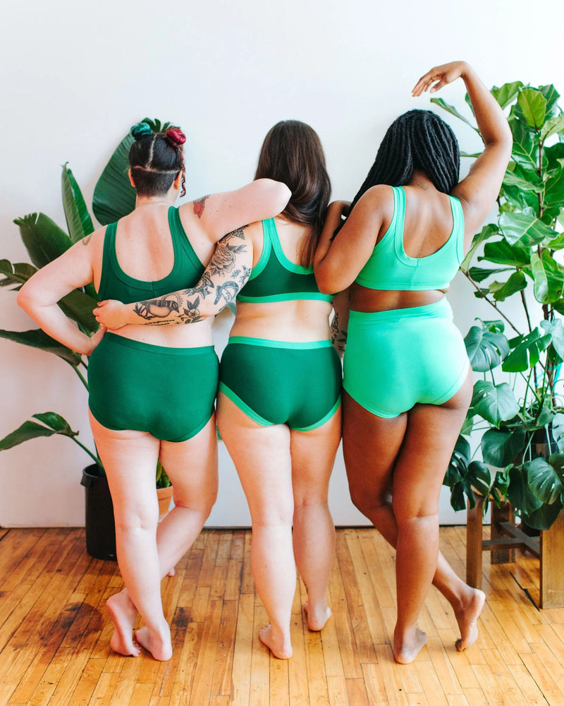 Bralette Spring into Green Three Pack – Thunderpants USA