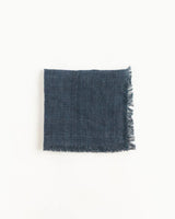 Stone Washed Linen Cocktail Napkin Cocktail Napkins Creative Women Single Navy 