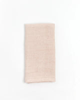 Stone Washed Linen Hemmed Dinner Napkins Napkins Creative Women Blush Single 