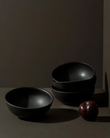 Stoneware Dadasi Cereal Bowl Set Bowls GHARYAN Stoneware Matte Black 