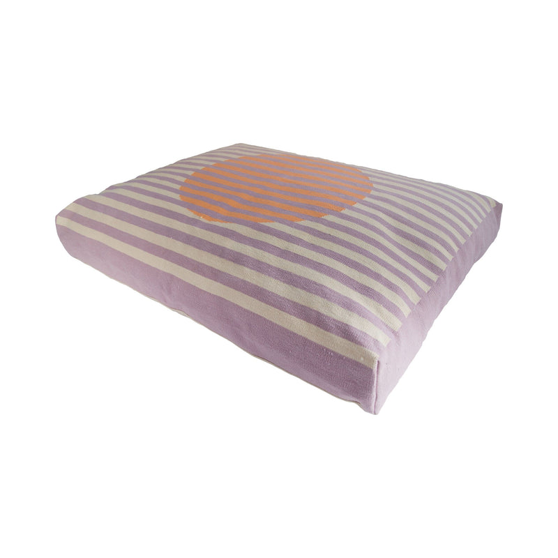 Striped Cotton Dog Bed Floor Pillows Leah Singh 