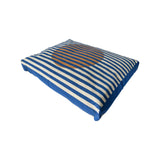 Striped Cotton Dog Bed Floor Pillows Leah Singh 