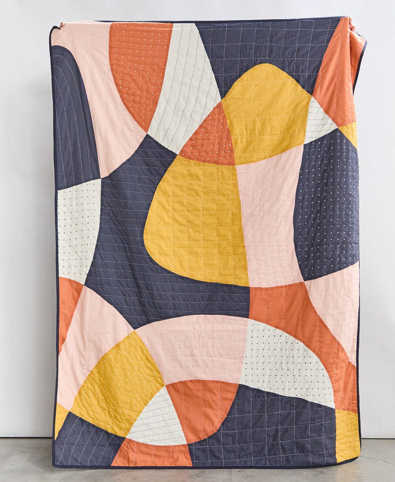 Sunset Patchwork Quilt Throw Anchal 