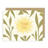 Sunshine Thank You Greeting Card Greeting Card Elana Gabrielle 