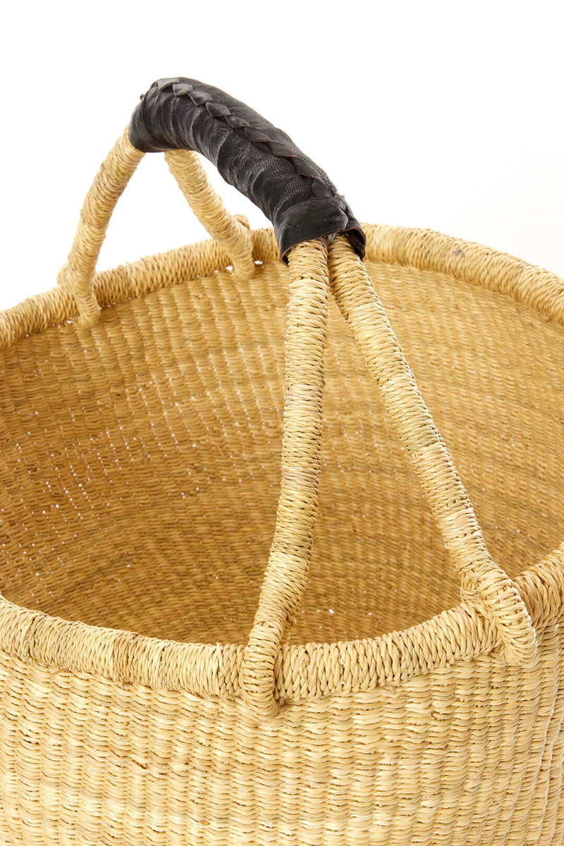 Swahili African Modern Basic Bolga Farmer's Market Shopper Basket Swahili African Modern 