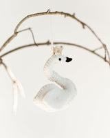 Swan Princess Felt Ornament