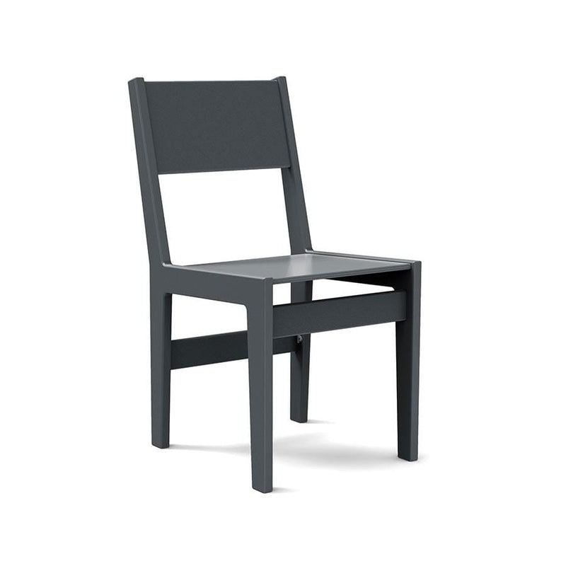 T81 Recycled Outdoor Dining Chair Dining Chairs Loll Designs Charcoal Gray 