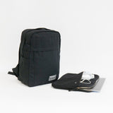 Terra Thread On the Go Office Set - Earth Backpack and 15 inches Laptop sleeve in Black color Terra Thread 