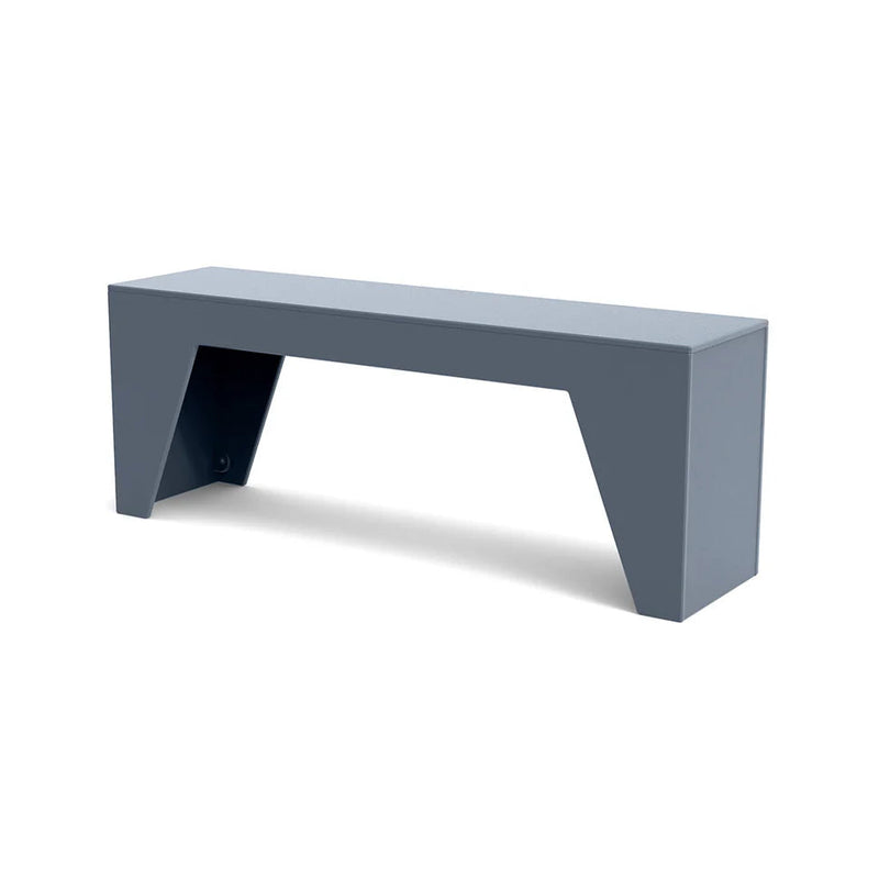 Tessellate Recycled Outdoor Bench Outdoor Seating Loll Designs Ash Blue Wedge 