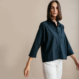 The Cotton Boxy Shirt Women's Shirts, Tops and Tees Mulxiply 