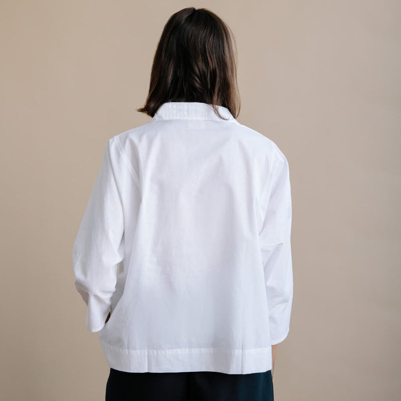 The Cotton Boxy Shirt Women's Shirts, Tops and Tees Mulxiply 