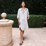 The Cotton Shirt Dress Dresses Mulxiply 