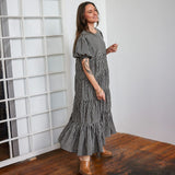 Tiered Ruffle Dress Accessories Mulxiply 