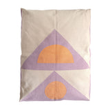 Triangles Cotton Dog Bed Floor Pillows Leah Singh Lilac 