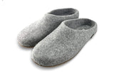 Unisex Molded Sole Low Back Wool Slippers