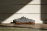 Unisex Molded Sole Low Back Wool Slippers