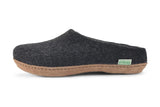 Unisex Molded Sole Low Back Wool Slippers