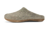 Unisex Molded Sole Low Back Wool Slippers