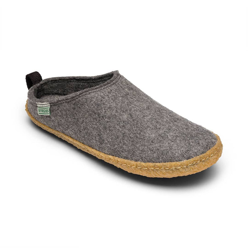 Unisex Outdoor Wool Slides with Rubber Sole