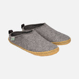 Unisex Outdoor Wool Slides with Rubber Sole