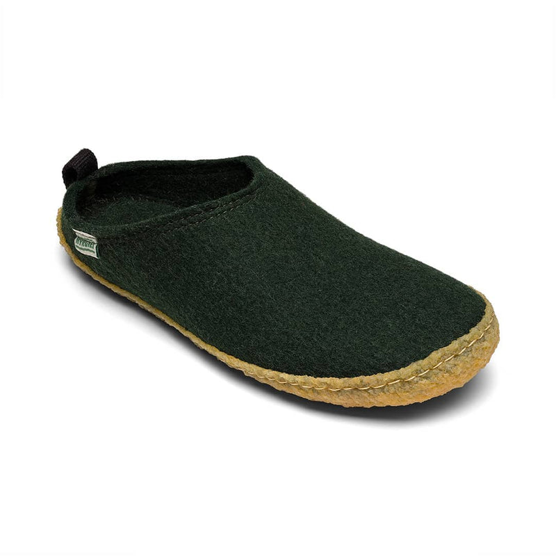 Unisex Outdoor Wool Slides with Rubber Sole