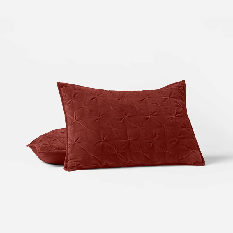 Velvet Tufted Organic Sham