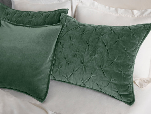 Velvet Tufted Organic Sham