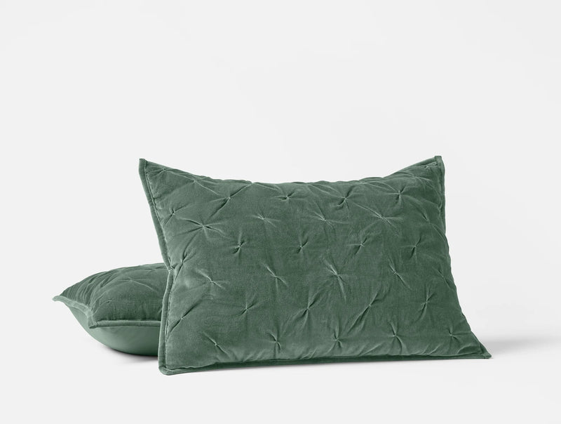 Velvet Tufted Organic Sham