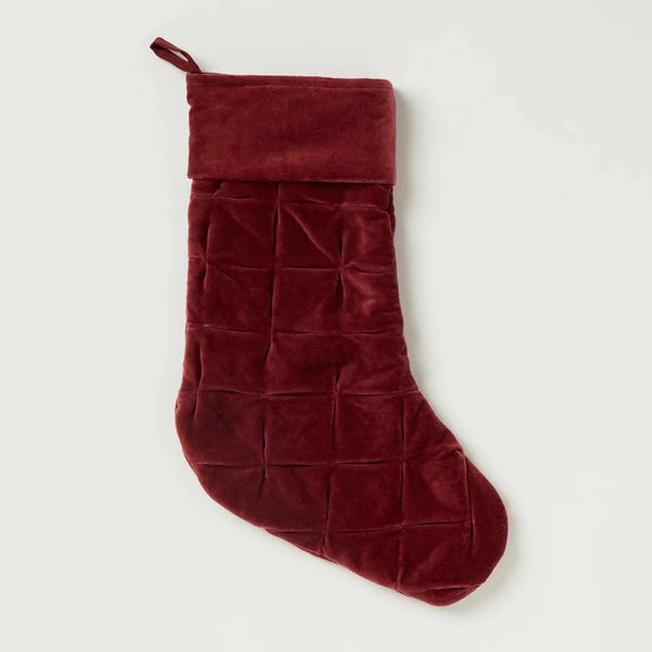 Velvet Tufted Organic Stocking