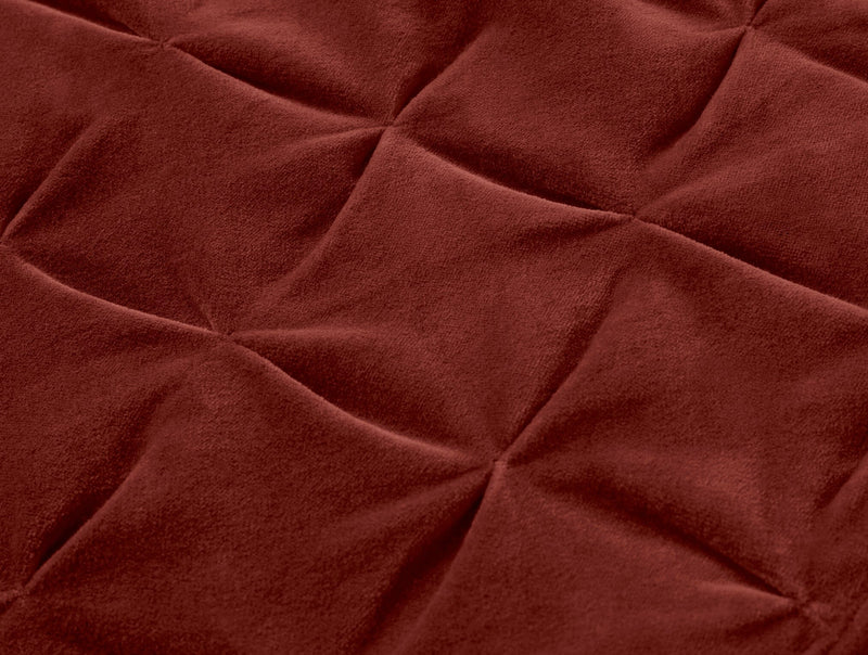 Velvet Tufted Organic Tree Skirt