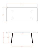 Voya Rectangular Dining Table Dining Tables Medley 