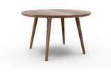 Voya Round Dining Table Dining Tables Medley Walnut 48" 