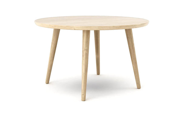 Voya Round Dining Table Dining Tables Medley White Oak 48" 