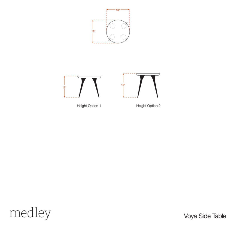 Voya Side Table Side Tables Medley 