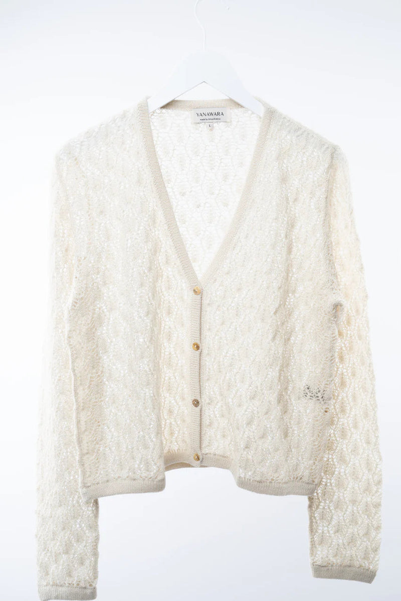 Wara V Neck Alpaca Wool Cardigan