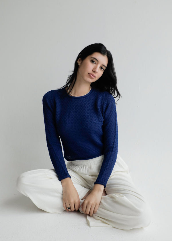 Warmi Crop Alpaca Sweater Sweaters Yanawara 