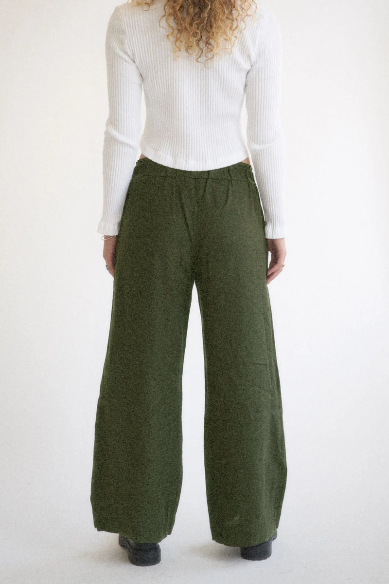 Washed Linen Trouser