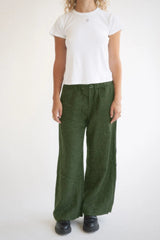 Washed Linen Trouser