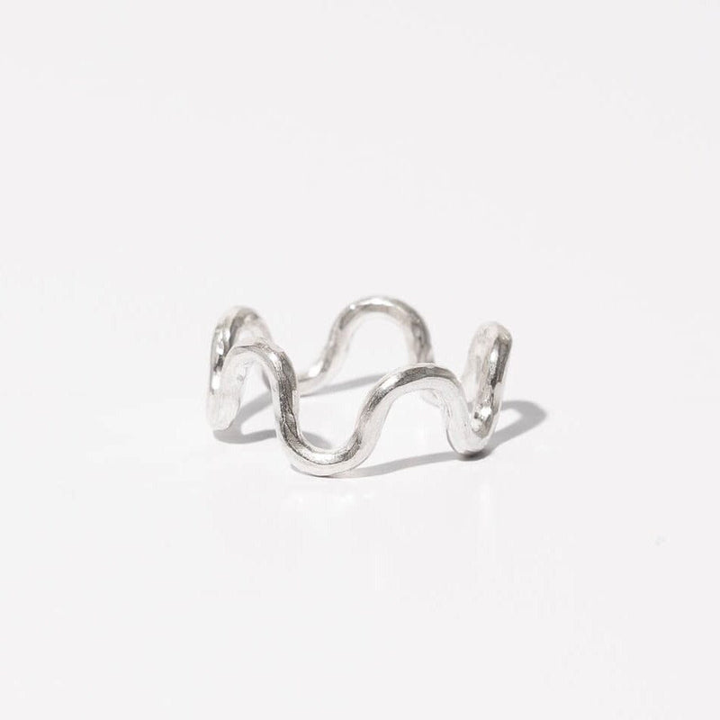 Wavy Band Ring Rings Mulxiply Sterling Silver 6 