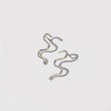 Wavy Stud Earrings Earrings Mulxiply Sterling Silver 