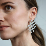 Weave Statement Earrings Earrings Mulxiply 