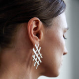 Weave Statement Earrings Earrings Mulxiply 